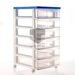 Venta de Anaqueles TANER Organizadora de Espacios CDMX y Queretaro-Cajonera de Plástico con 6 Cajones Chicos 01a