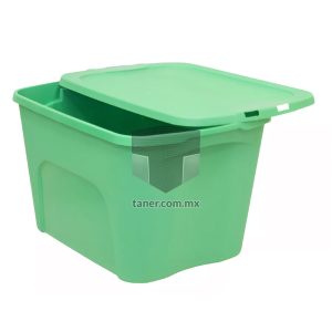 Venta de Anaqueles TANER Organizadora de Espacios CDMX y Queretaro-Contenedor Plástico Colores 87 Litros