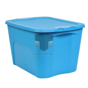 Venta de Anaqueles TANER Organizadora de Espacios CDMX y Queretaro-Contenedor Plástico Colores 87 Litros