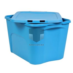 Venta de Anaqueles TANER Organizadora de Espacios CDMX y Queretaro-Contenedor Plástico Colores 87 Litros