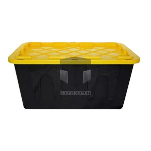 Venta de Anaqueles TANER Organizadora de Espacios CDMX y Queretaro-Contenedor Plástico Guarda Todo Amarillo