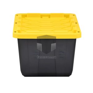 Venta de Anaqueles TANER Organizadora de Espacios CDMX y Queretaro-Contenedor Plástico Guarda Todo Amarillo