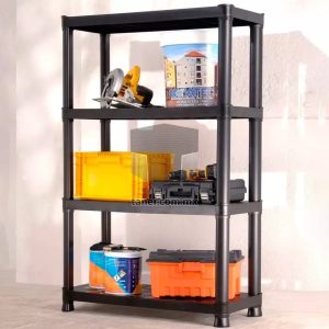 Venta de Anaqueles TANER Organizadora de Espacios CDMX y Queretaro-Estante Plástico Cerrado 5 Niveles Sel