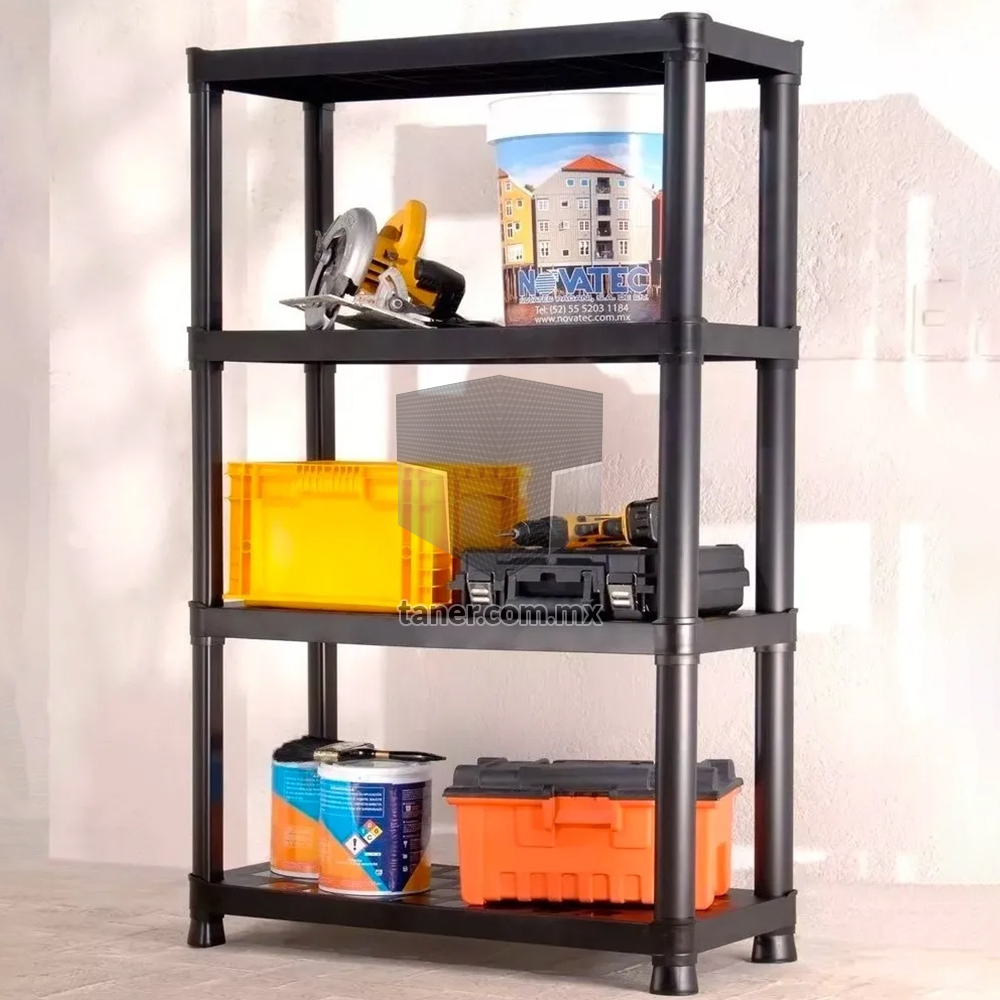 Venta de Anaqueles TANER Organizadora de Espacios CDMX y Queretaro-Estante Plástico Cerrado 5 Niveles Sel