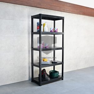 Venta de Anaqueles TANER Organizadora de Espacios CDMX y Queretaro-Estante Plástico Cerrado 5 Niveles Sel