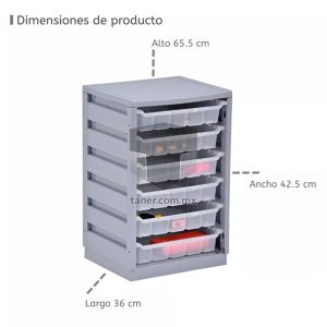 Venta de Anaqueles TANER Organizadora de Espacios CDMX y Queretaro-Cajonera Industrial 6 Cajones