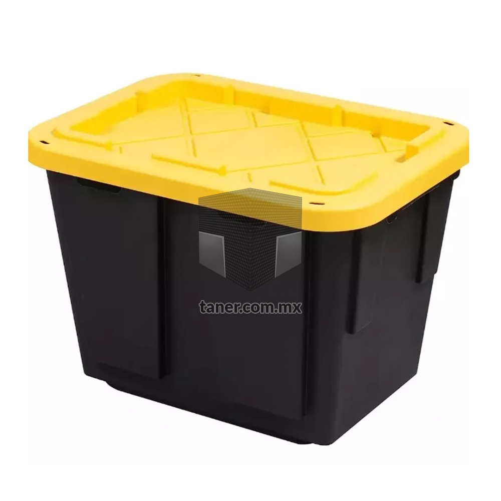 Contenedor Plástico Guarda Todo Chico Amarillo