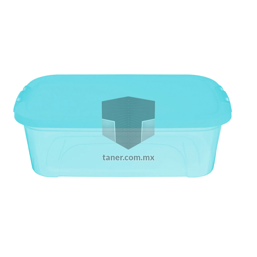 Contenedor Zapatera de Plástico Azul