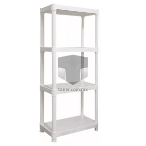 Venta de Anaqueles TANER Organizadora de Espacios CDMX y Queretaro-Estante Plástico Blanco Chico