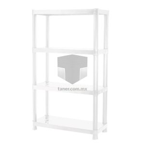 Venta de Anaqueles TANER Organizadora de Espacios CDMX y Queretaro-Estante Plástico Blanco Grande
