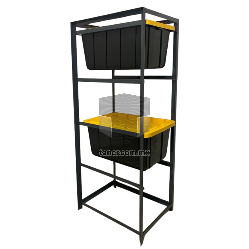 Estructura Guarda Todo Sin Ruedas y Con Contenedores